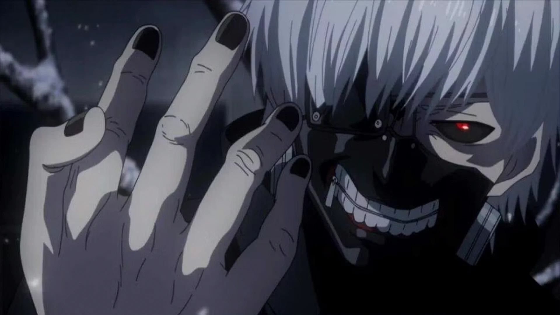 A confusing or messy scene from the later seasons of Tokyo Ghoul anime.
